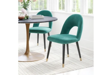 Mia Green Dining Chair Set of 2