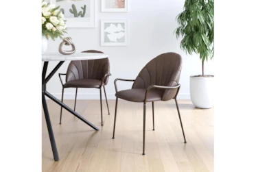 Kevin Espresso Dining Chair