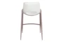 Desiree White Contract Grade Counter Stool Set of 2 - Detail