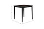 Marcel Black 36" Kitchen Counter With Stool Set For 4 - Detail