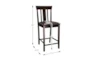 Sedley Espresso 40" Kitchen Counter With Stool Set For 4 - Detail