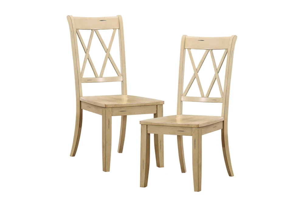 Delmar Beige Dining Chair Set Of 2