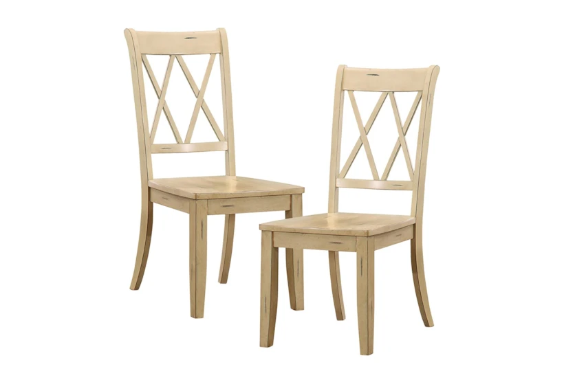 Delmar Beige Dining Chair Set Of 2 - 360