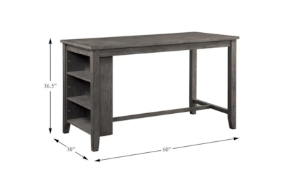 Fideo Grey 60" Counter Set For 4  - Detail