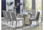 Omnia 84" Glass Dining Table - Room