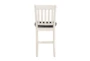 Myan Whitewash Counter Height Chair Set Of 2 - Back