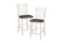 Myan Whitewash Counter Height Chair Set Of 2 - Signature