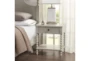 Spindle White 1-Drawer Nightstand - Room