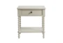 Spindle White 1-Drawer Nightstand - Signature