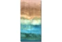 24X48 Sunset Over The Peak I With Gallery Wrap Canvas - Signature