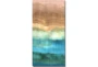 27X54 Sunset Over The Peak I With Gallery Wrap Canvas - Signature