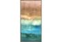24X48 Sunset Over The Peak I With Bronze Frame - Signature