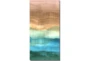 24X48 Sunset Over The Peak II With Gallery Wrap Canvas - Signature
