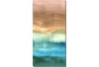 27X54 Sunset Over The Peak II With Gallery Wrap Canvas - Signature