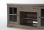 Preston II Brown 70" Traditional TV Stand - Detail