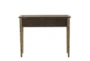 Russell Brown Wood & Metal Farmhouse Desk - Back