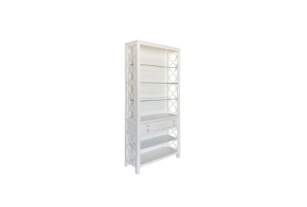 Braeburn White Bookcase