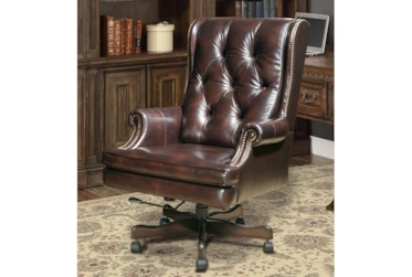Dundee Leather Desk Chair