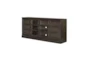 Cromwell Brown 76" Traditional Tv Stand - Side