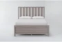 Bennet Grey California King Wood Panel Bed - Signature