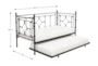 Julia Twin Metal Daybed With Trundle - Detail