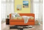 Tulney Orange Twin Upholstered Daybed With Trundle - Room