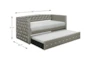 Julia Twin Daybed With Trundle - Detail