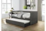 Meyer Grey Twin Upholstered Daybed With Trundle - Room