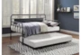 Forge Grey Metal Daybed With Trundle - Room