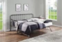 Adalie Bronze Twin Metal Daybed With Lift-Up Trundle - Room