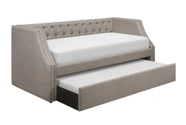 Farrah Twin Upholstered Daybed With Trundle