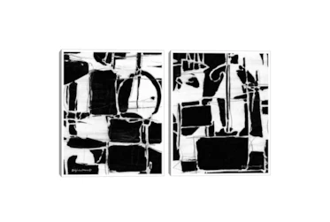 23X29 Contrasts Set Of 2 With White Frame By Drew & Jonathan For Living Spaces