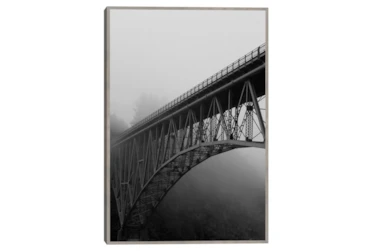 25X37 Deception Pass Fog With Light Grey Frame By Drew & Jonathan For Living Spaces