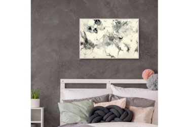 25X37 Gray Skies With Barnwood Frame By Drew & Jonathan For Living Spaces