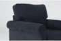 Athos Midnight Blue Arm Chair - Detail