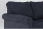 Athos Midnight Blue 2 Piece Queen Sleeper Sofa & Chair Set - Detail