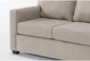 Aramis Cream 83" Sofa With Reversible Chaise - Detail