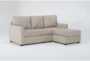 Aramis Cream 83" Sofa With Reversible Chaise - Signature