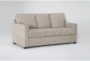 Aramis Cream 75" Full Sleeper Sofa - Side