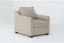 Porthos Cream Chair - Side
