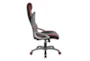 Ozzy Grey + Red Gaming Chair - Detail