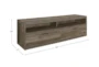 Hazel Dell 64" Rustic Tv Stand - Detail