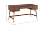 Bybee 52" Writing Desk With 3 Drawers - Detail