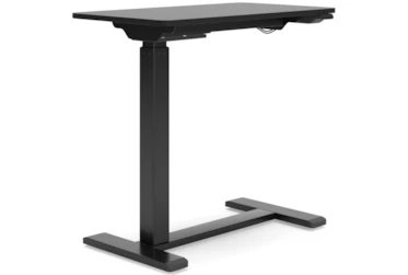 Redmond Black Adjustable Height Side Desk