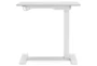 Redmond White Adjustable Height Side Desk - Back