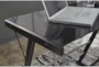 Kingsgate Black & Silver L-Shaped Corner Gaming Desk - Detail