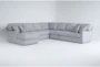 Nora 127" 5 Piece Sectional with Left Arm Facing Chaise - Signature