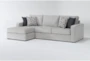 Monterey Beach 107" 2 Piece Modular Sectional with Left Arm Facing Chaise - Signature