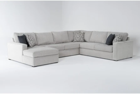 Monterey Beach 140" 4 Piece Sectional With Left Arm Facing Chaise