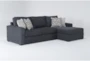 Monterey Twilight 107" 2 Piece Modular Sleeper Sectional with Right Arm Facing Chaise - Signature